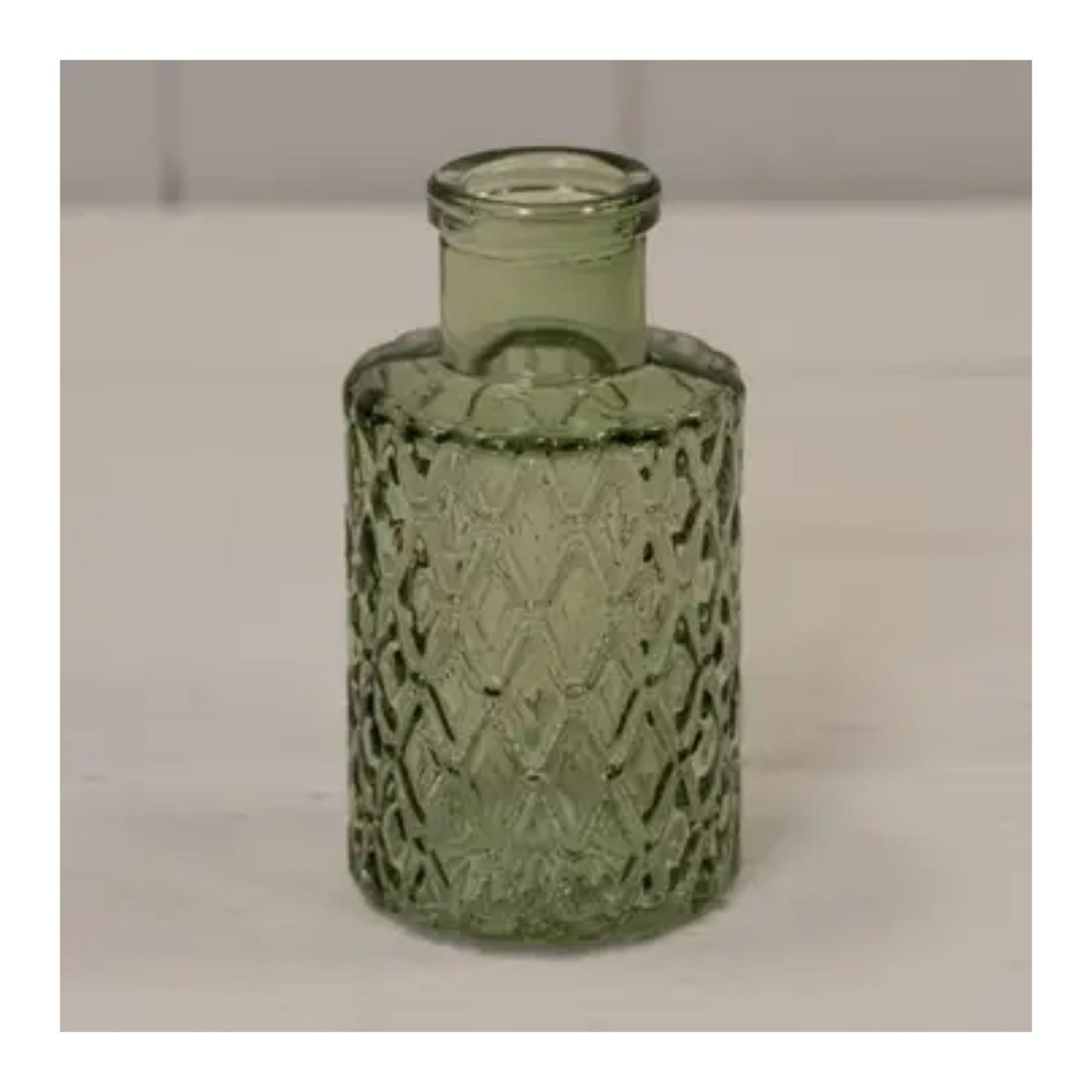 Green Mini Geometric Bottle