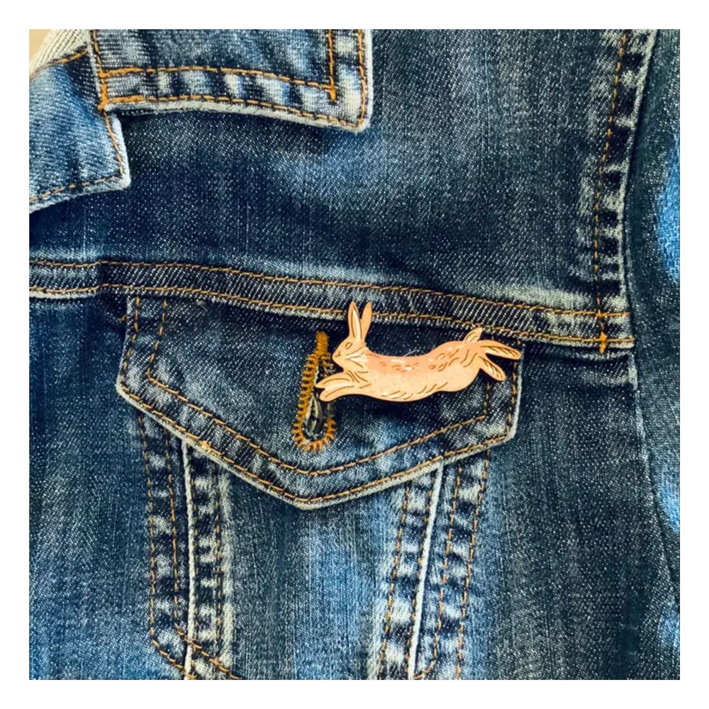 Leaping Hare Pin