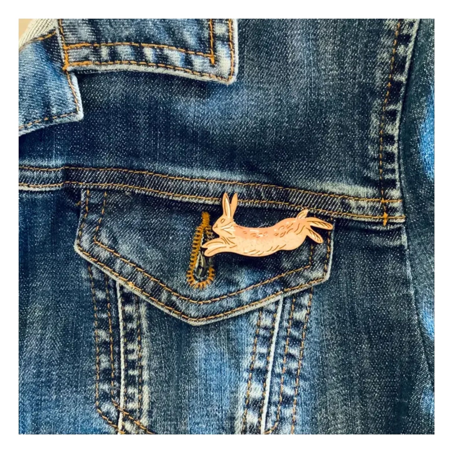 Leaping Hare Pin