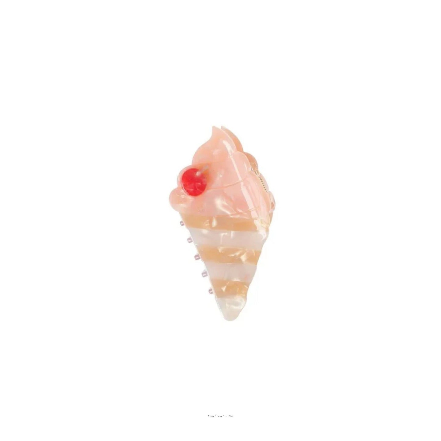Very Cherry Ice Cream Claw Clip