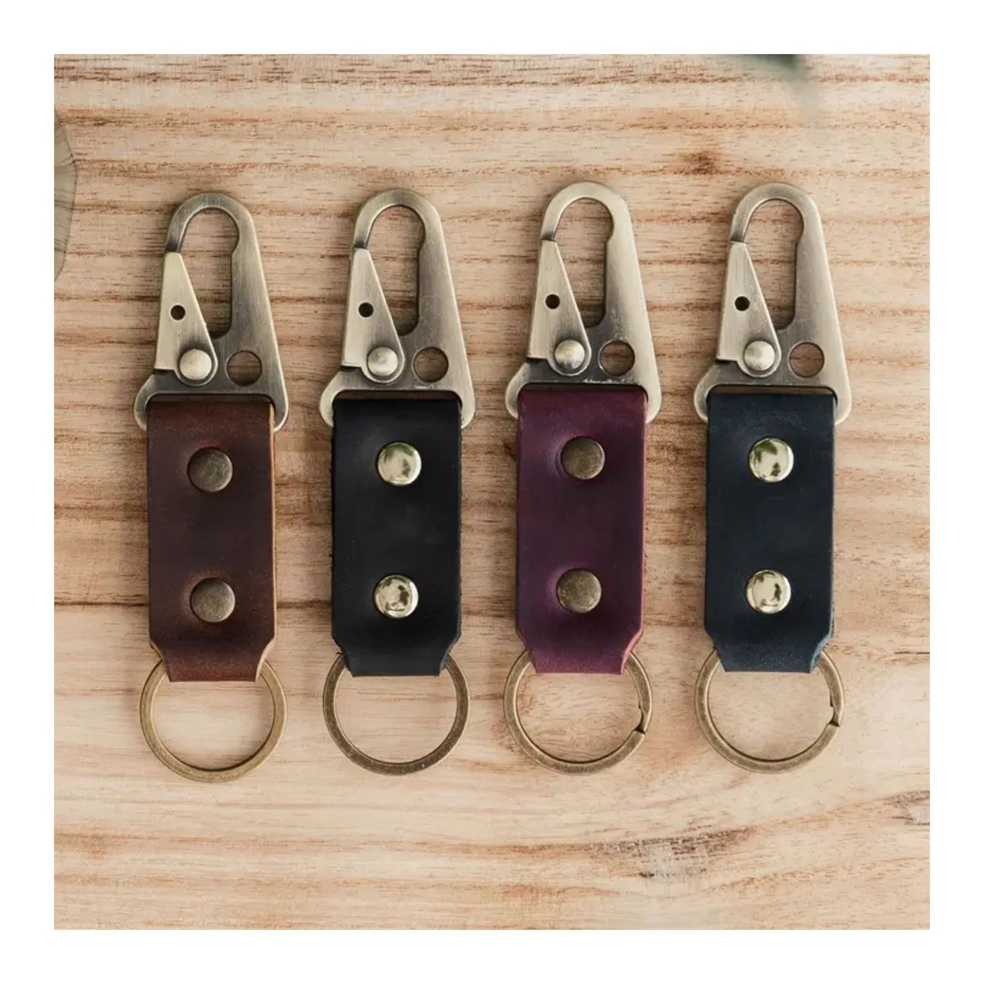 Leather Keyring – Harbour Lane Studio