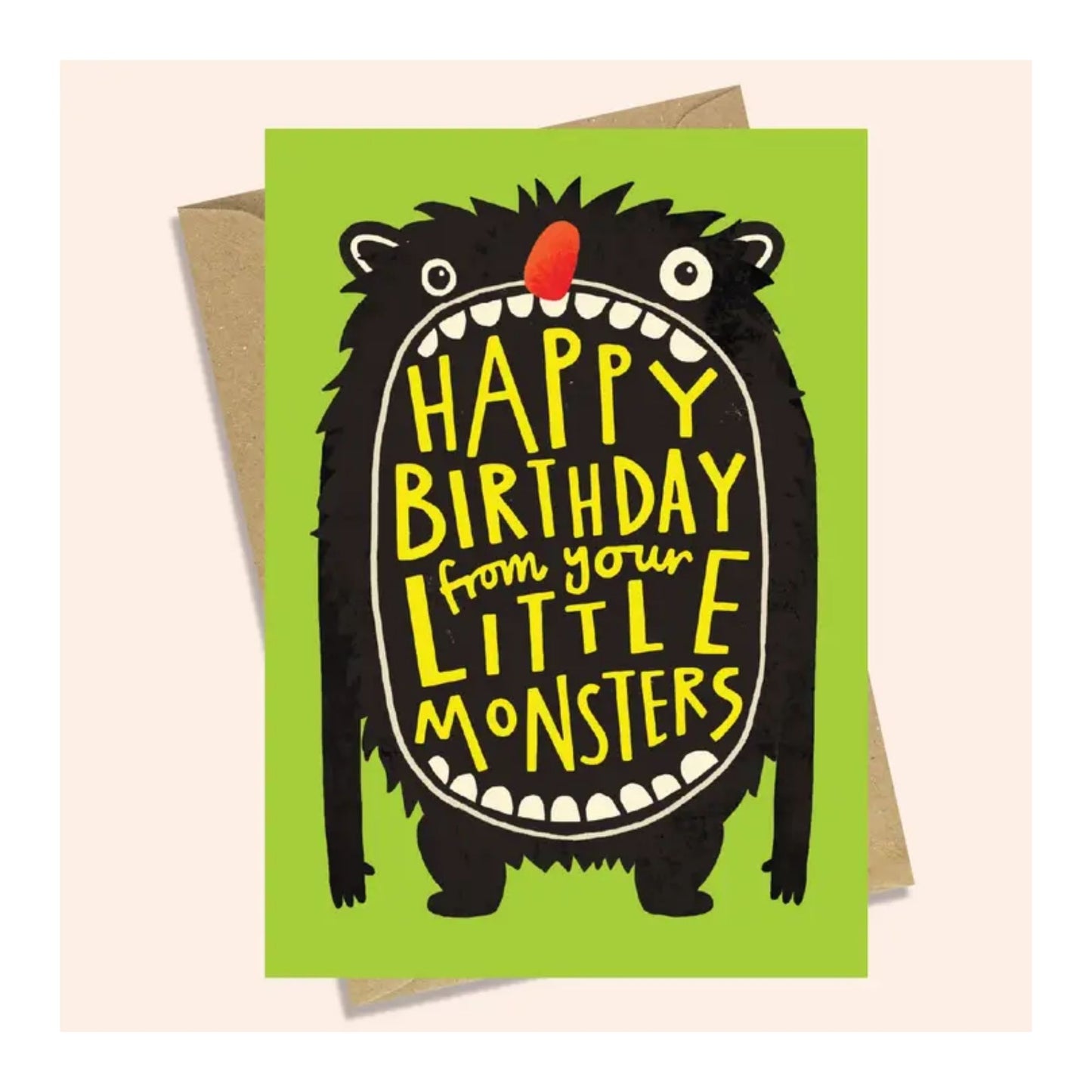 Happy Birthday From Your Little Monsters Card