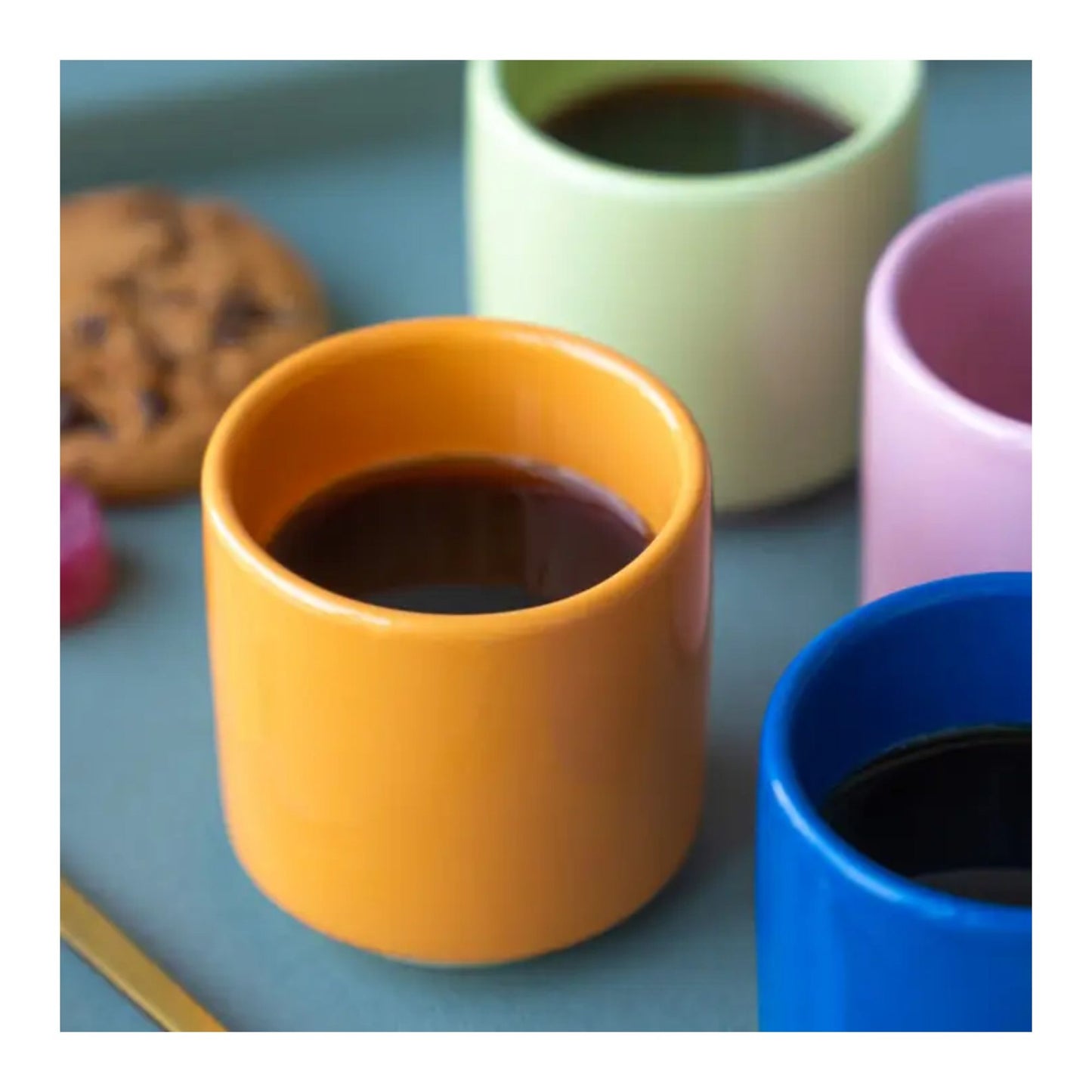 Set of 4 Colourful Cups
