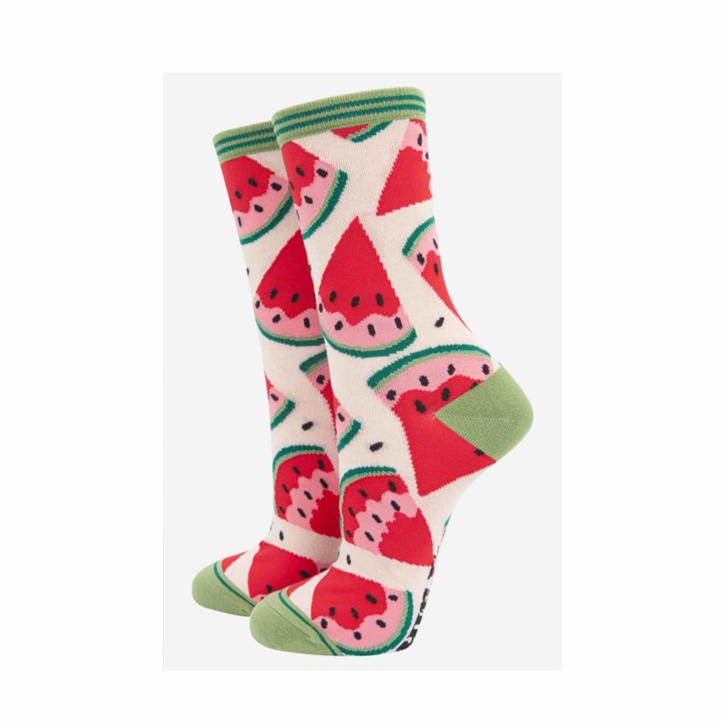 Watermelon Womens Bamboo Socks
