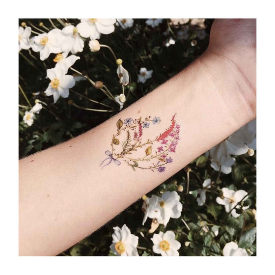 Mini Bouquet Temporary Tattoos