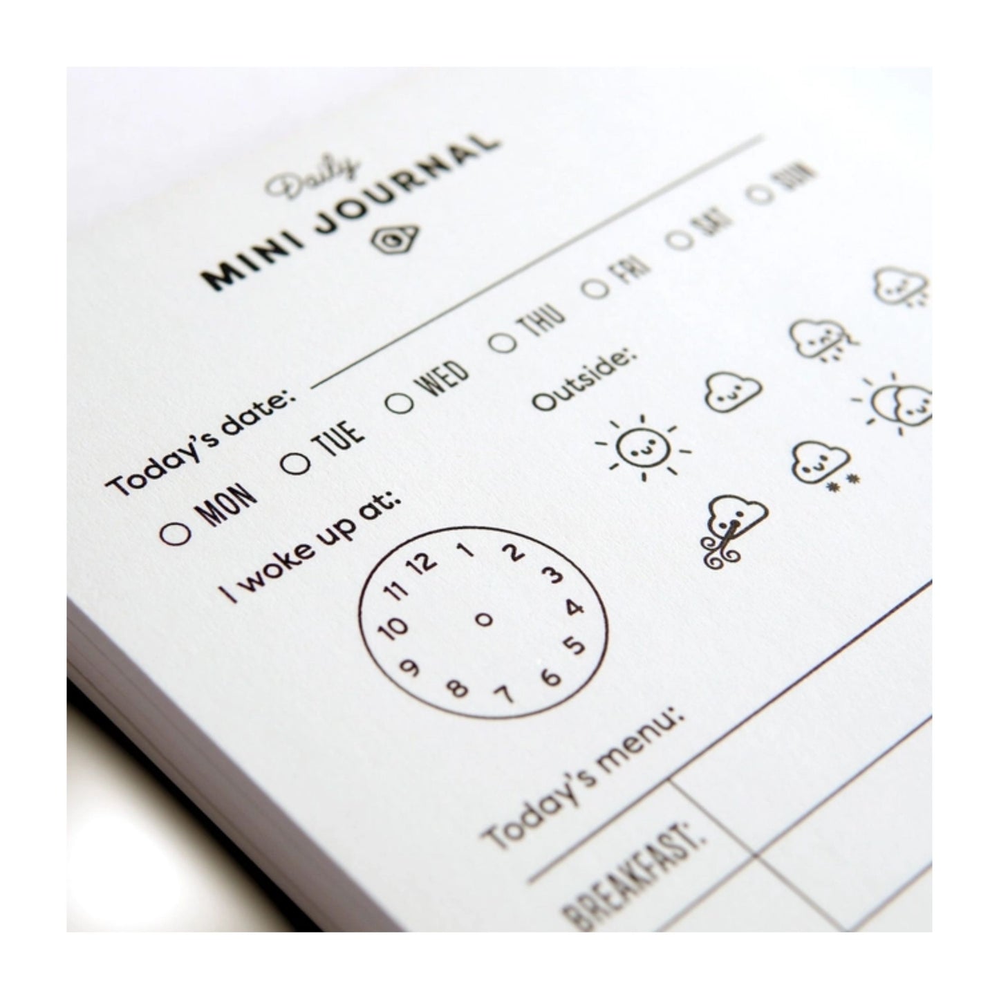Daily Mini Journal Notepad