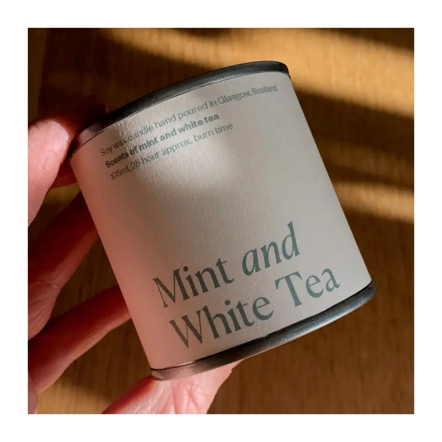 Mint and White Tea Candle