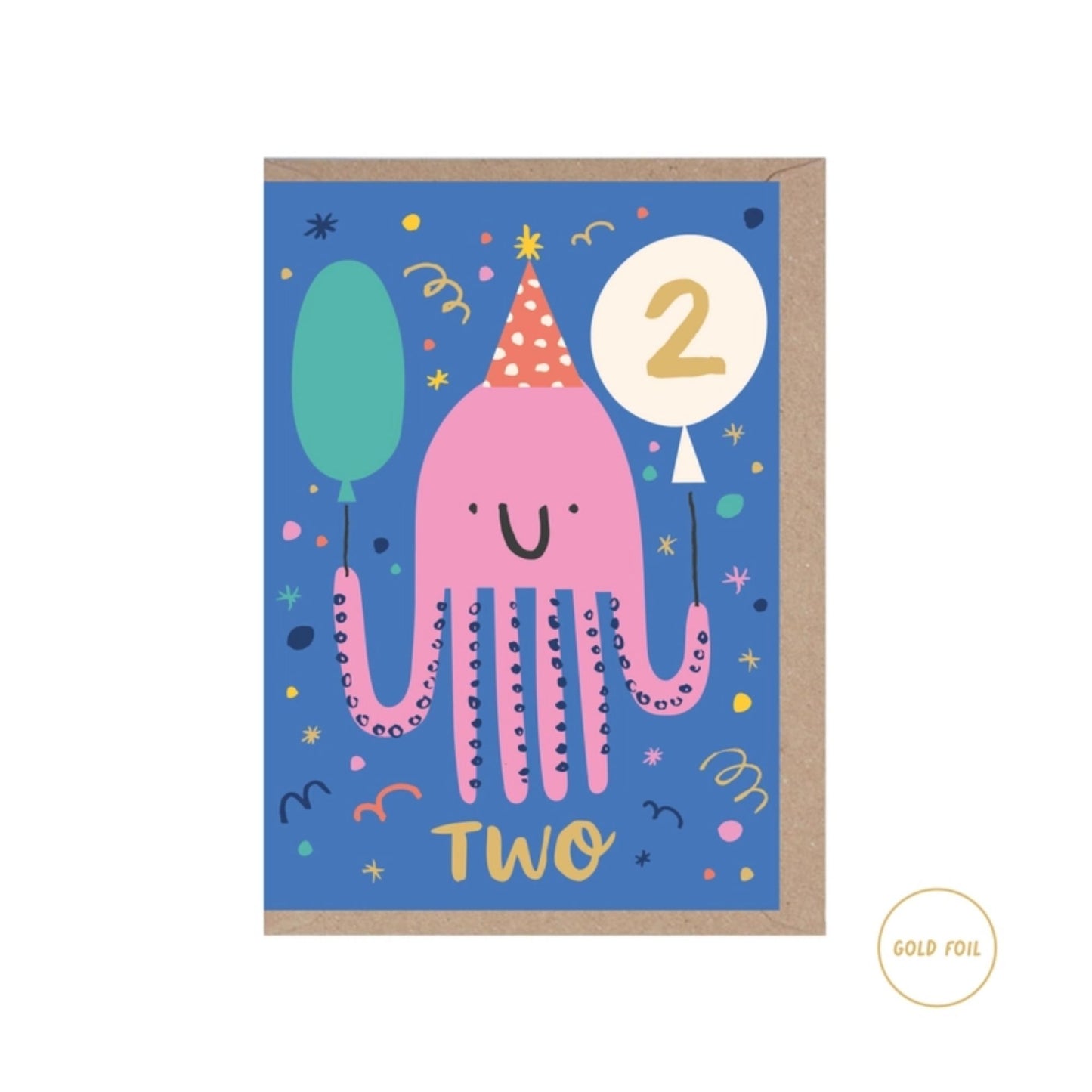 2nd Birthday Octopus Card