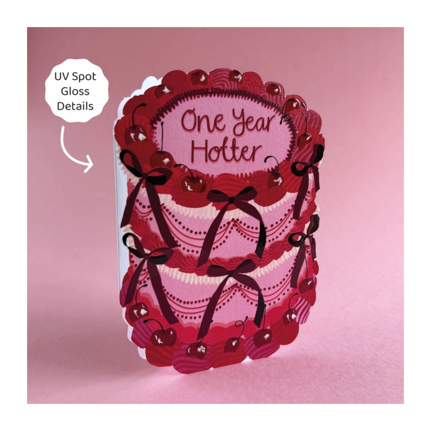 One Year Hotter Birthday Card