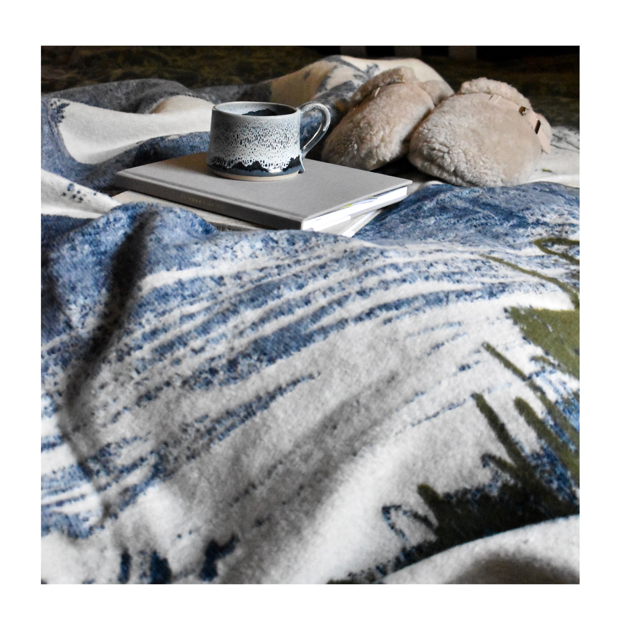 Recycled Cotton Woven Blanket | Beach Daze | Made in the UK