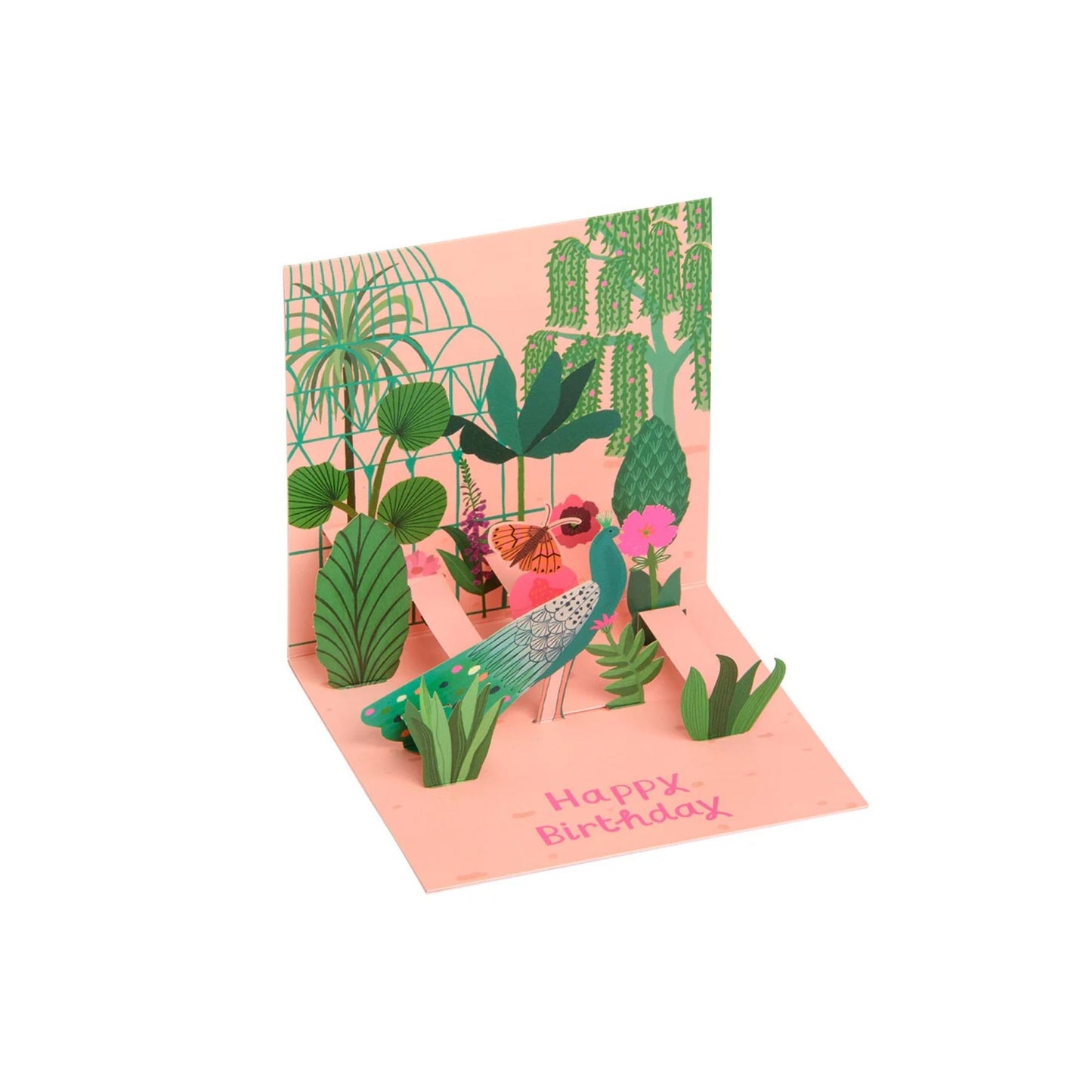 Birthday Peacock 3D Greeting Card