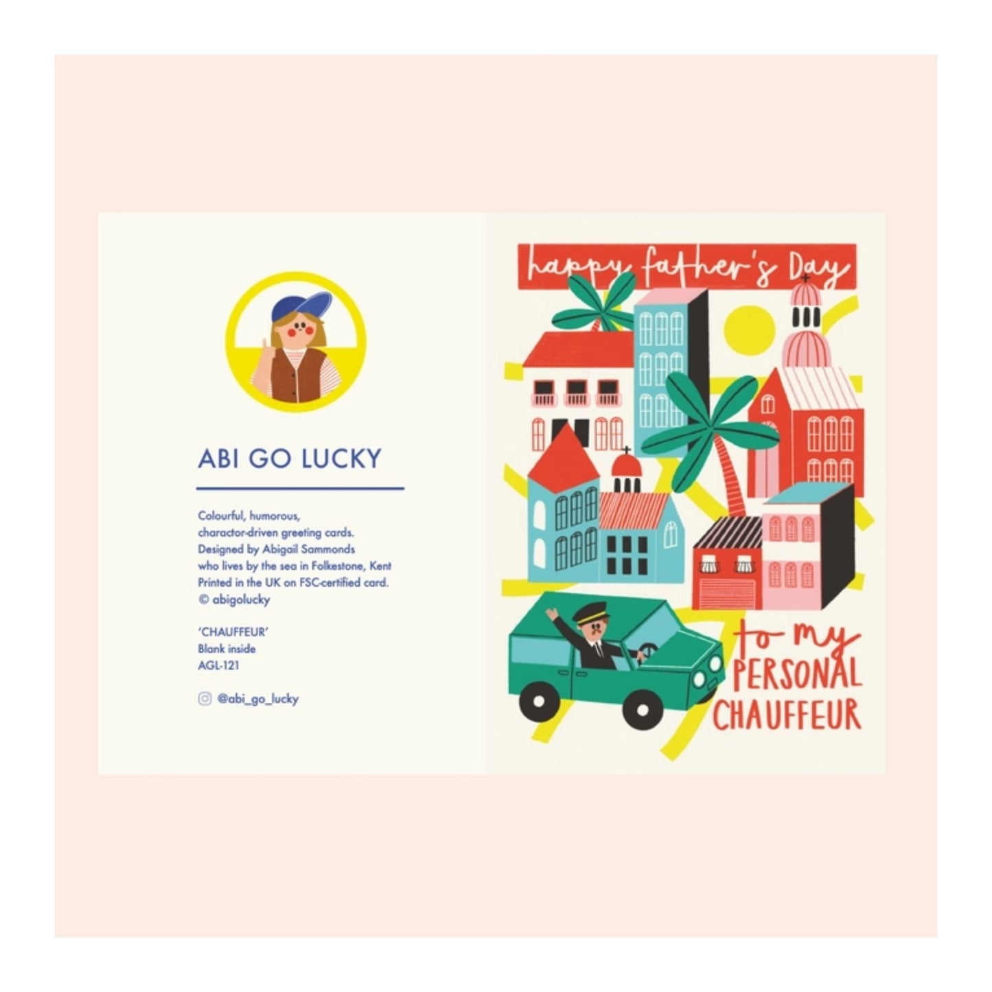 Personal Chauffeur Father's Day Card