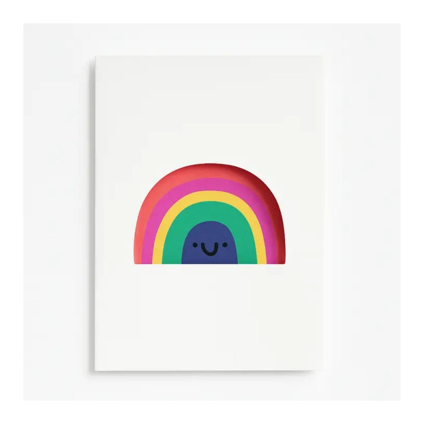 Rainbow Cut Out Card