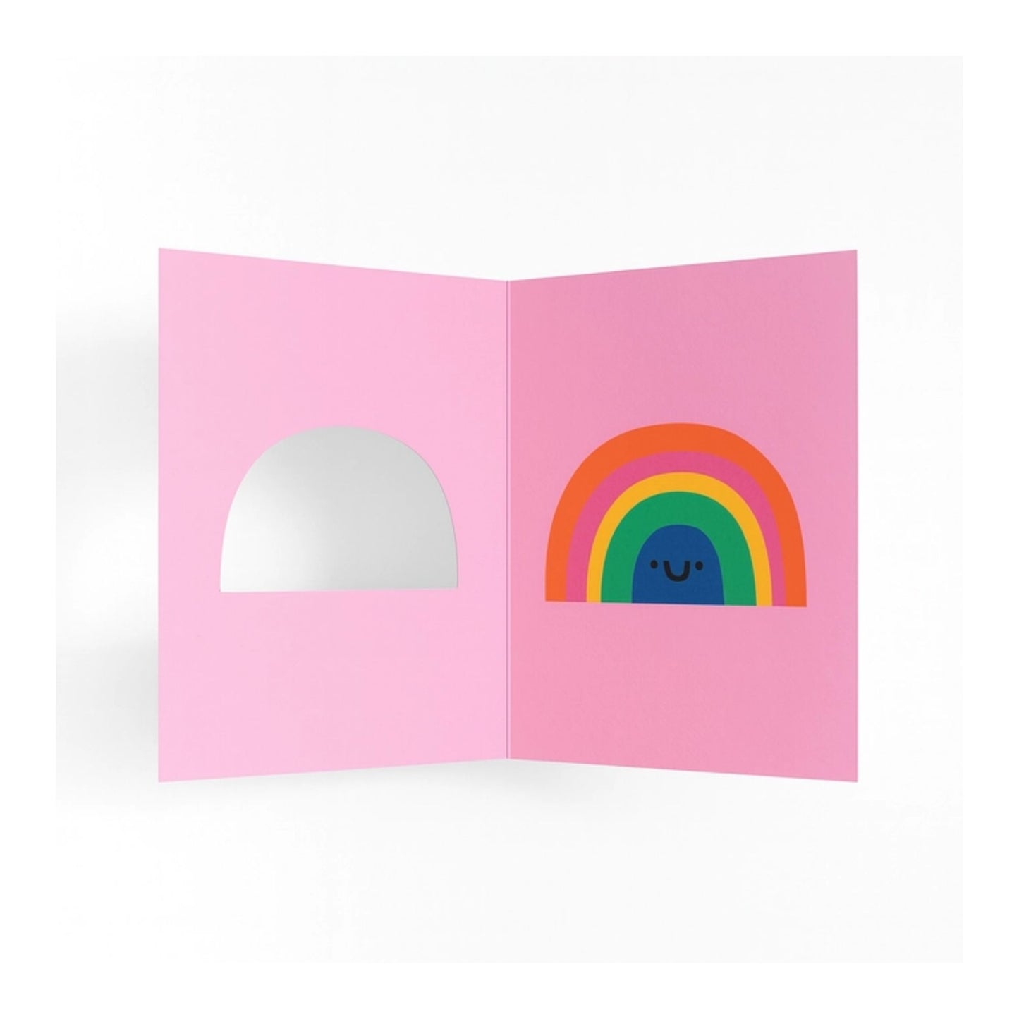 Rainbow Cut Out Card