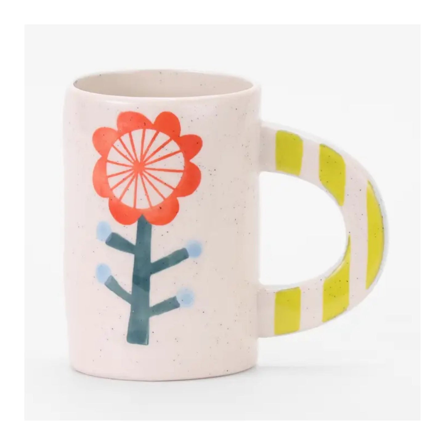 Red Flower Mug