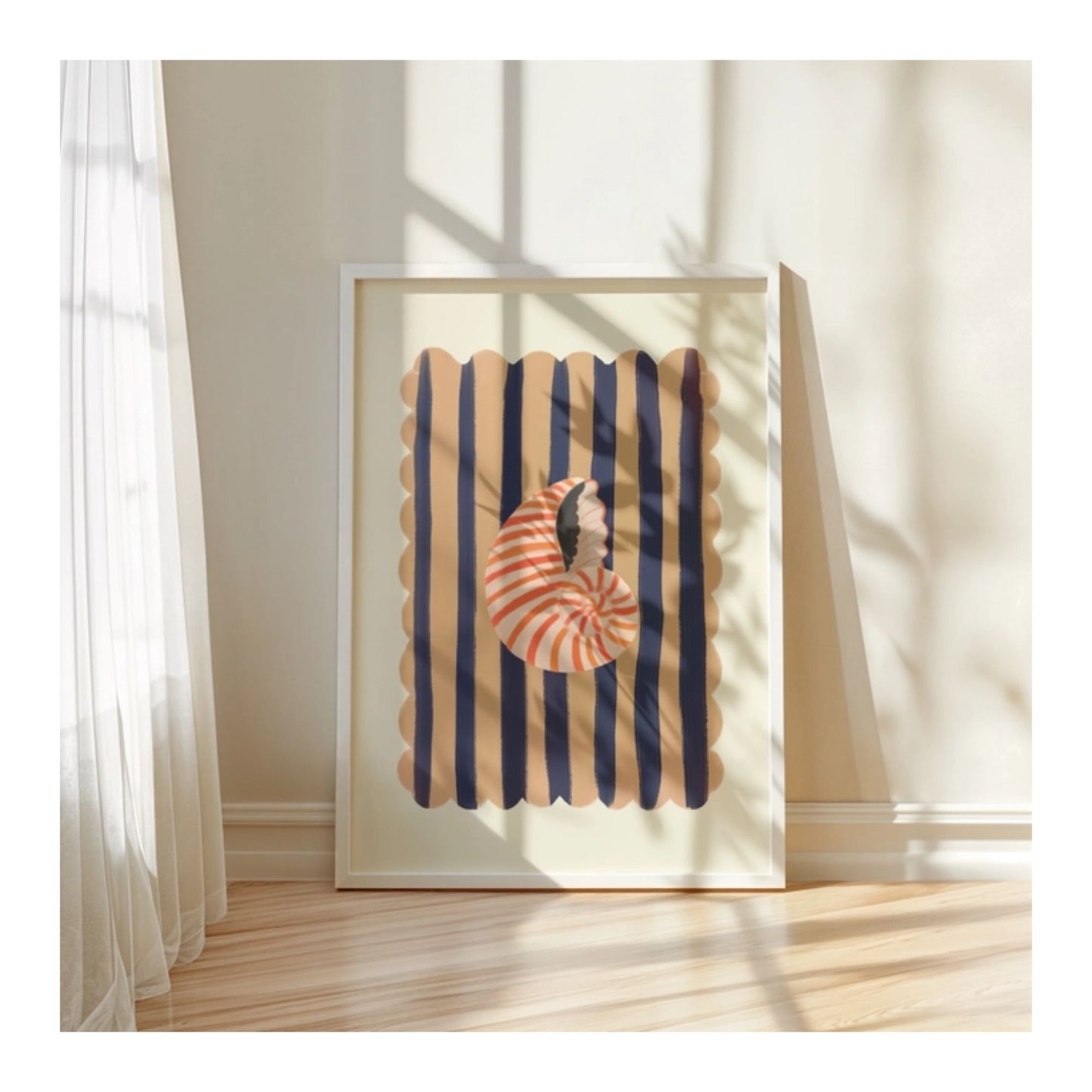 Red Shell Art Print