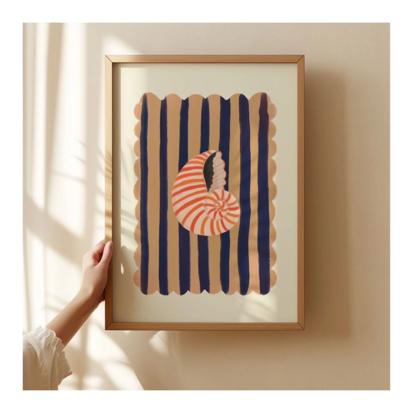 Red Shell Art Print