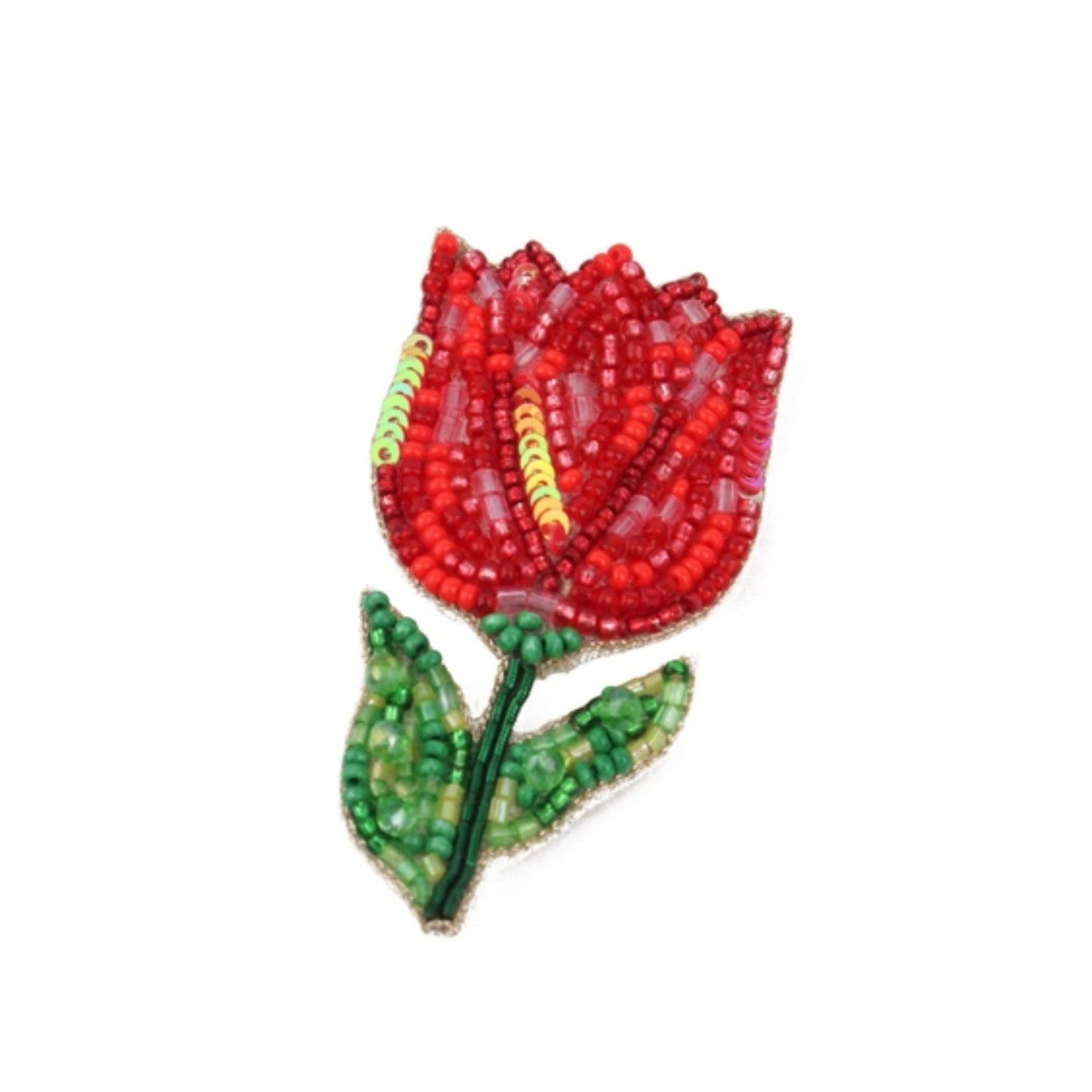Red Tulip Brooch