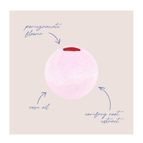 Rose Pomegranate Bath Bomb