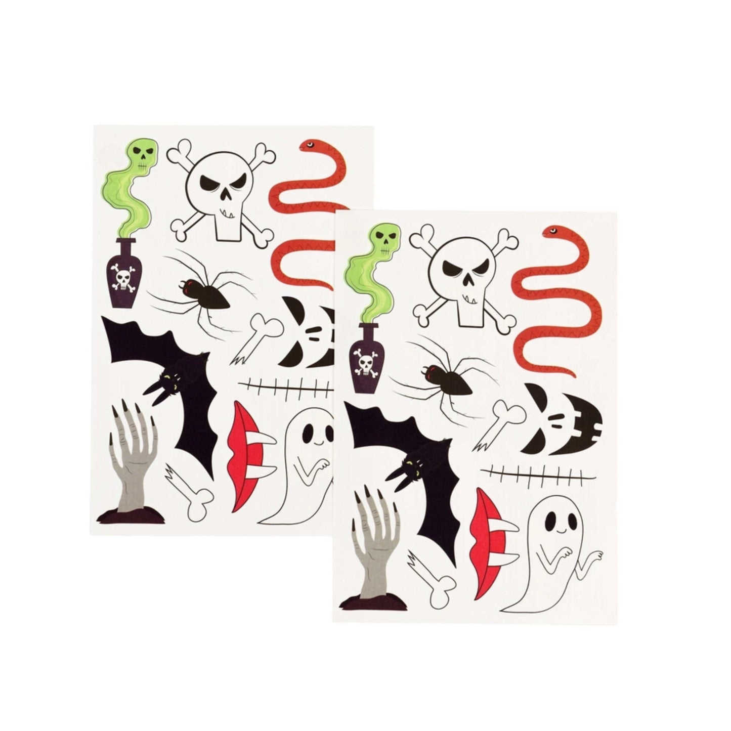 Scary Temporary Tattoos