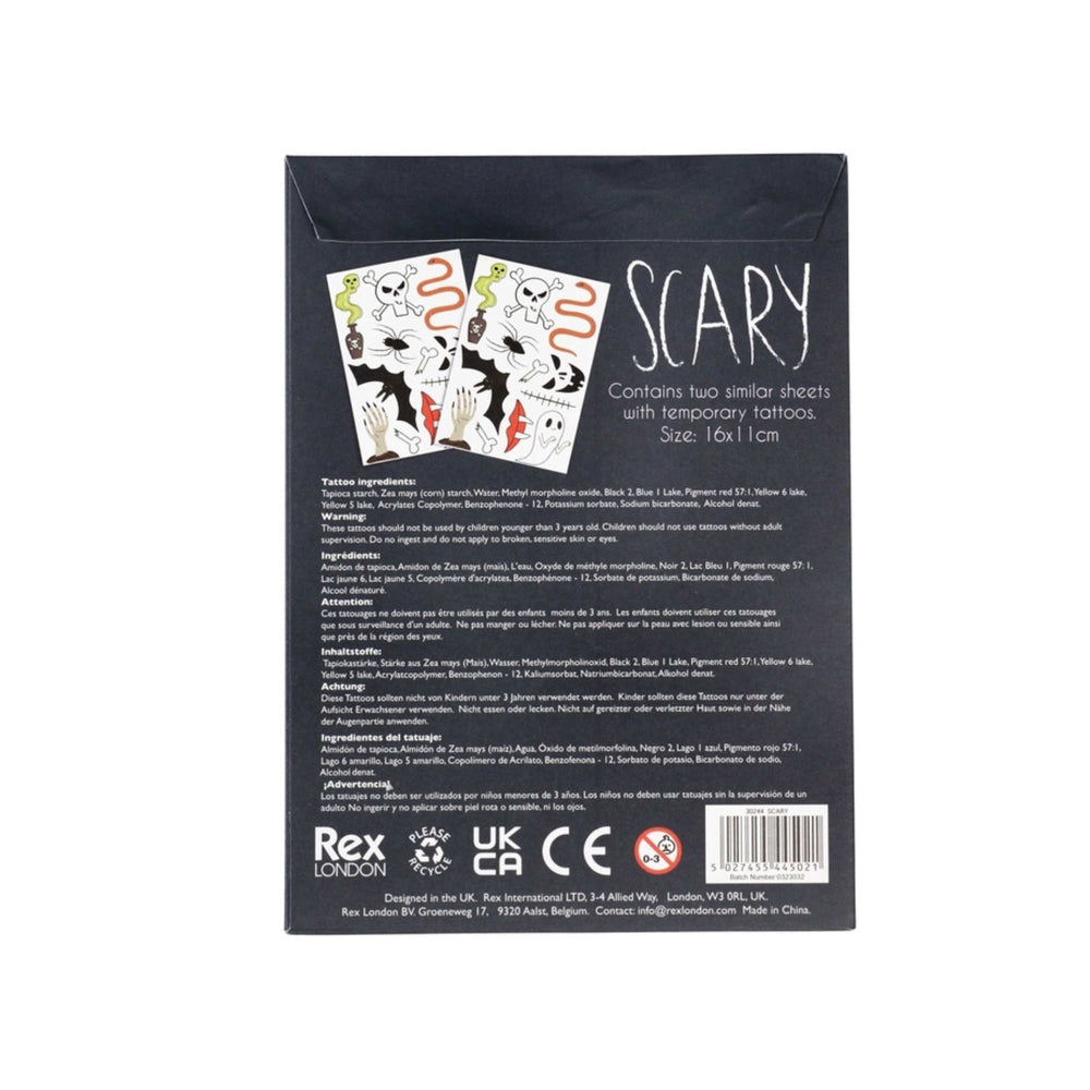 
                  
                    Scary Temporary Tattoos
                  
                