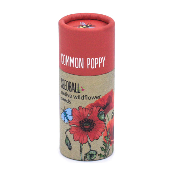 Poppy - Wildflower Seedball Tubes