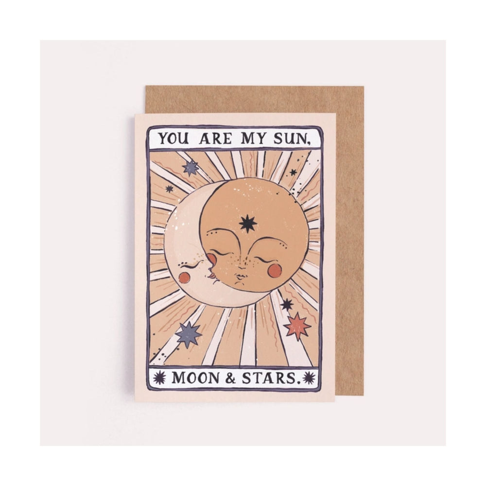 Sun, Moon and Stars Card