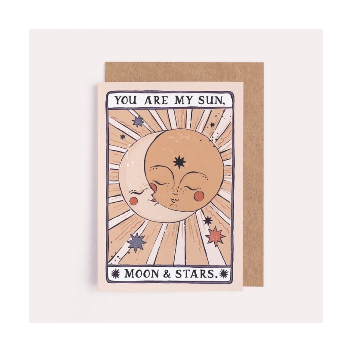 Sun, Moon and Stars Card
