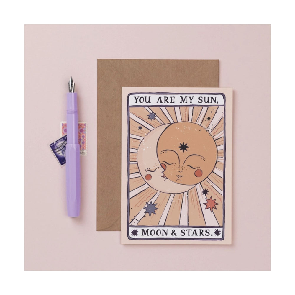 Sun, Moon and Stars Card