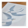 Swallows A4 Metallic Birds Risograph Printed Wall Art
