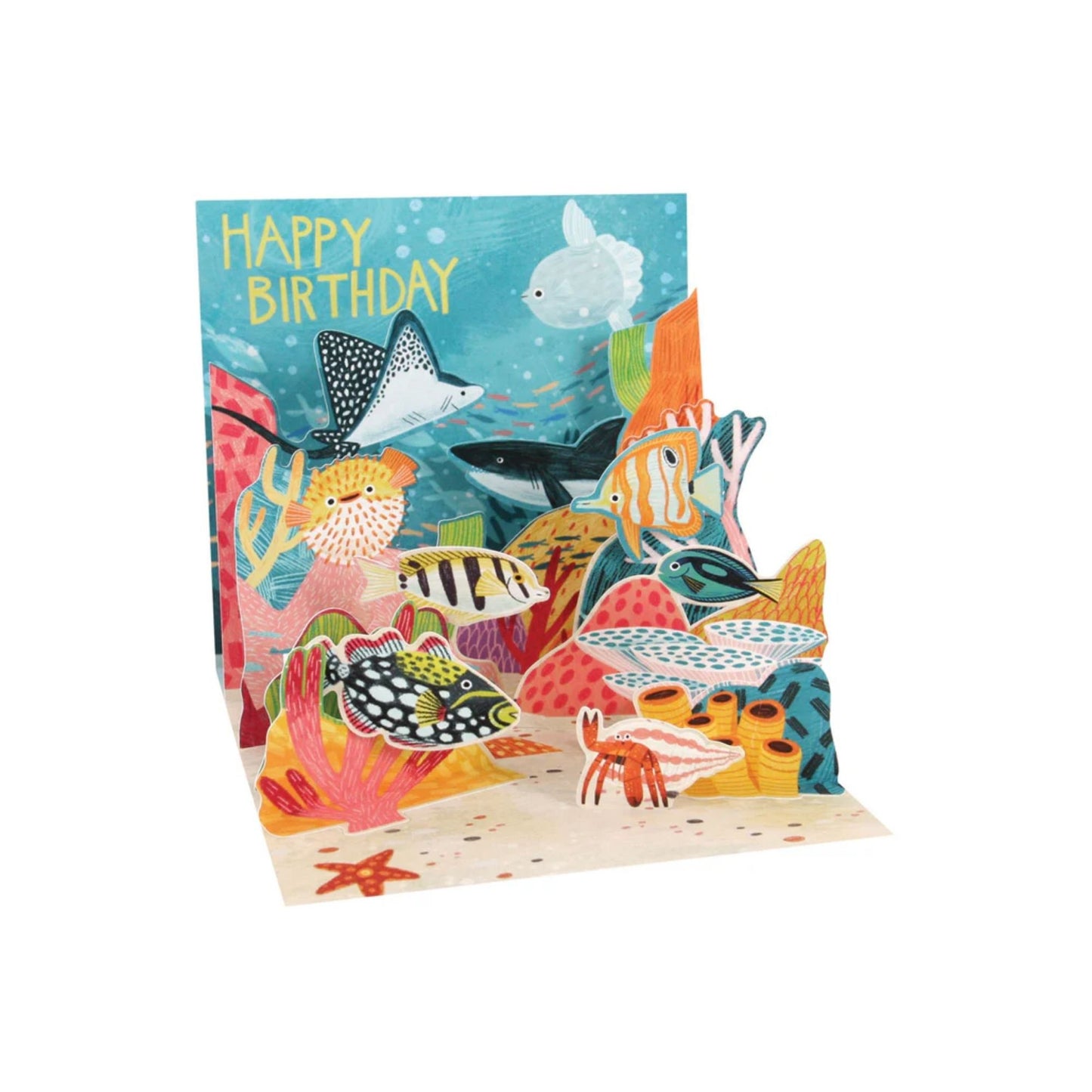 Underwater Birthday 3D Greeting Card