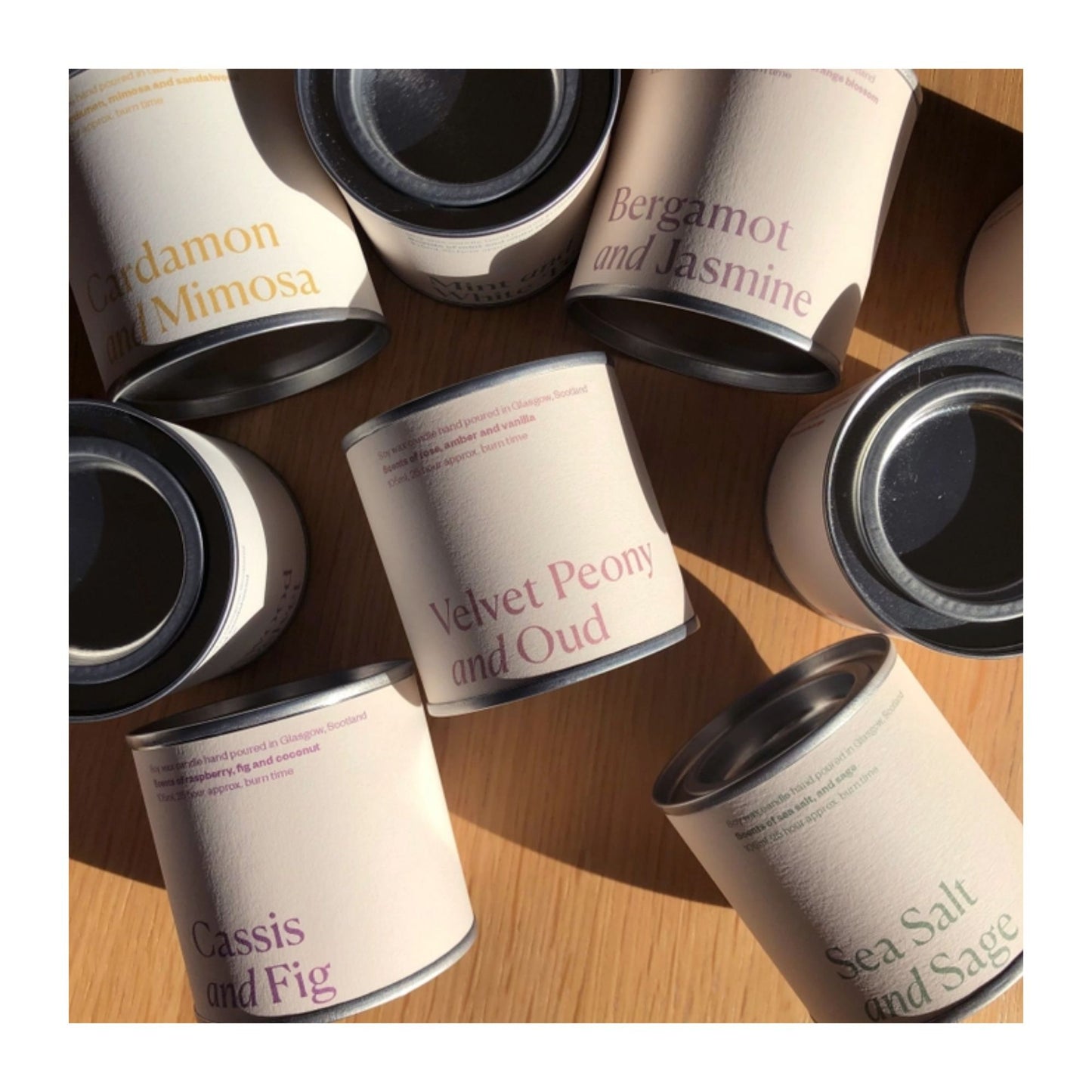 Mint and White Tea Candle