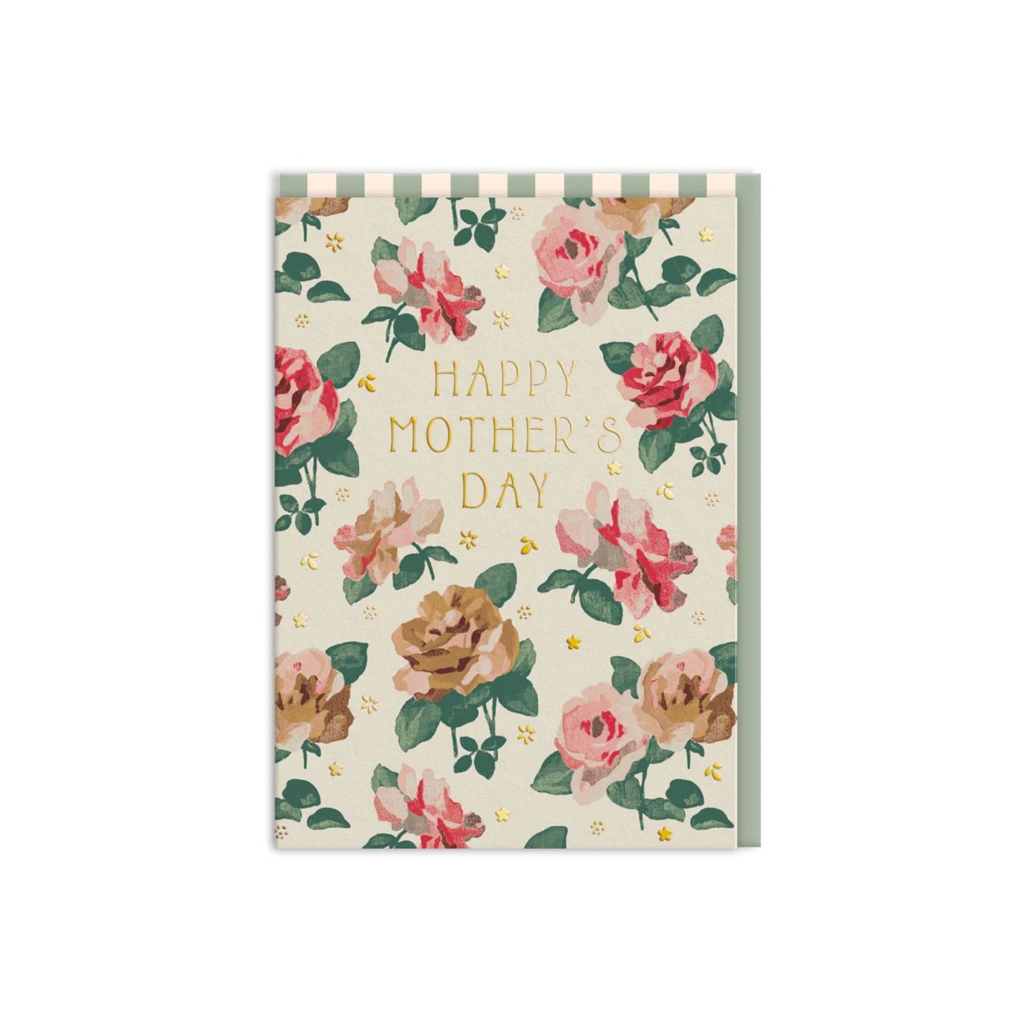 Happy Mother's Day Vintage Rose Card