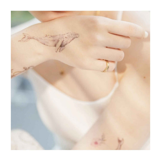 Whales Temporary Tattoos