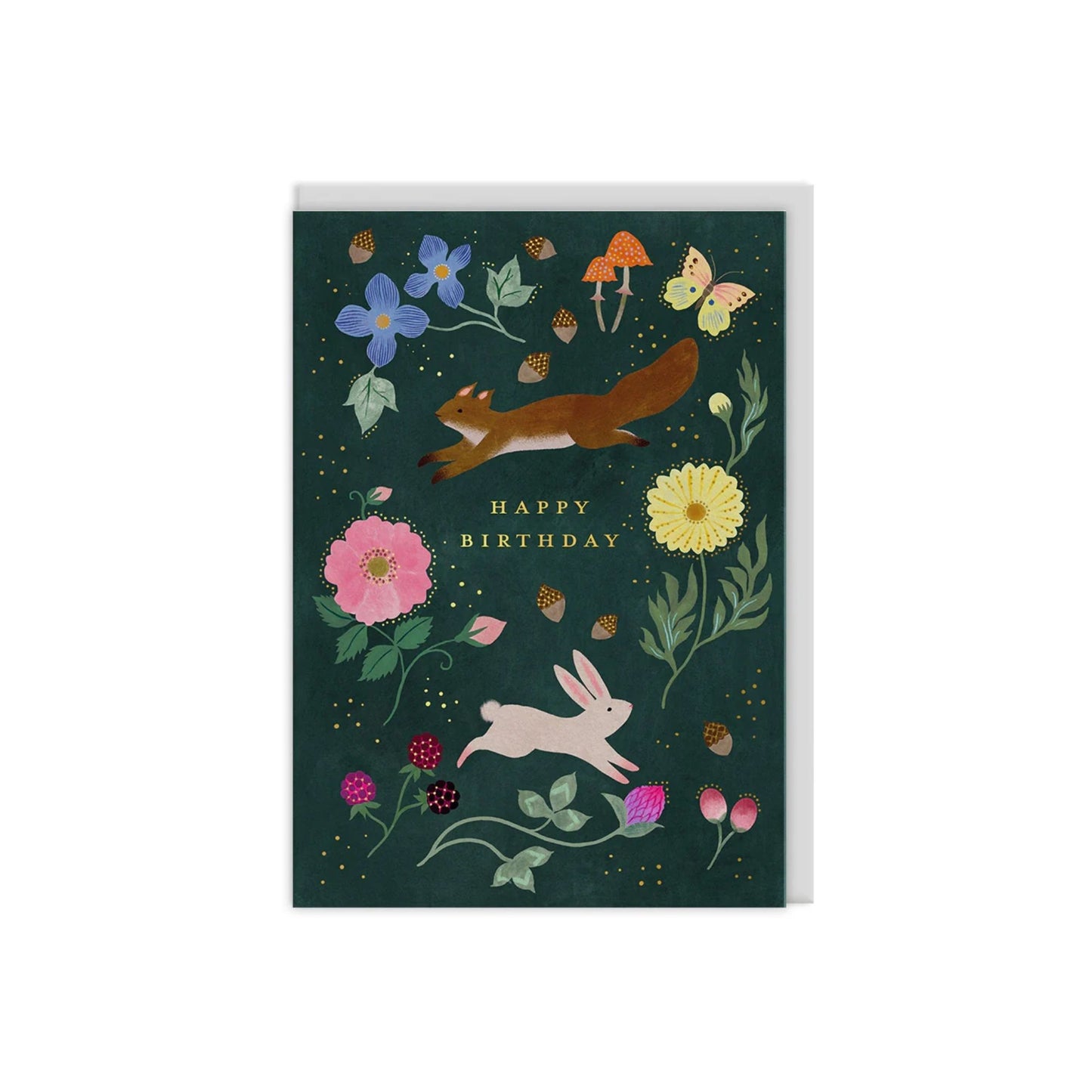 Happy Birthday Woodland Animals Card