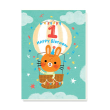  1st Birthday Balloon Card