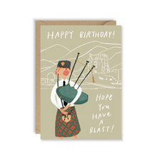  Bagpipe Birthday Card