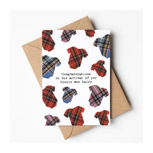  'Bonnie Bairn' Patterned Patter Card