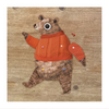 Bear Split Pin Puppet A5 Greeting Card