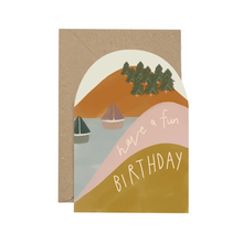  'Birthday Fun' Curved Card