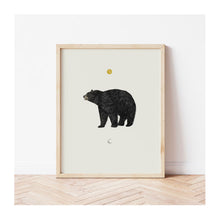  Black Bear Print