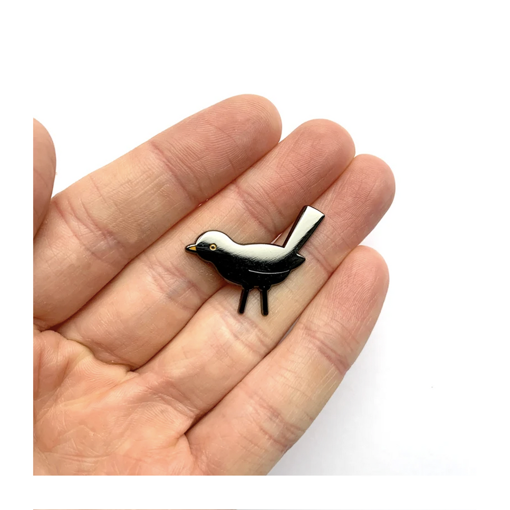 
                  
                    Blackbird Enamel Pin
                  
                