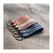  'Where are my bloody keys' Leather Keyring