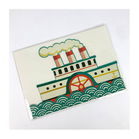 Boat Fold Out Card