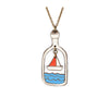 Boat in a Bottle Necklace