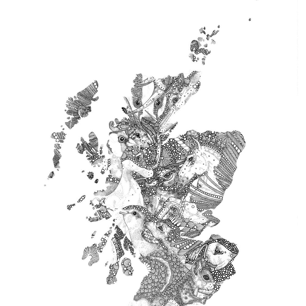 Bonnie Beasts of Scotland Map