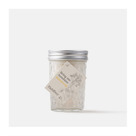 Jam Jar Candle - Buttercup