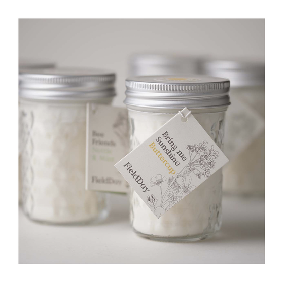 Jam Jar Candle - Buttercup