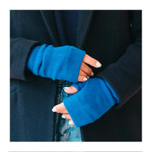  Cobalt Cashmere & Merino Wrist Warmers