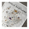 Cycle Scotland Tea Towel